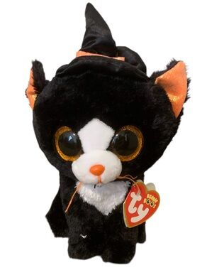 Ty Beanie Boos Witchie the Cat Halloween 2019 Plush Stuffed Animal Mint Tags toy
